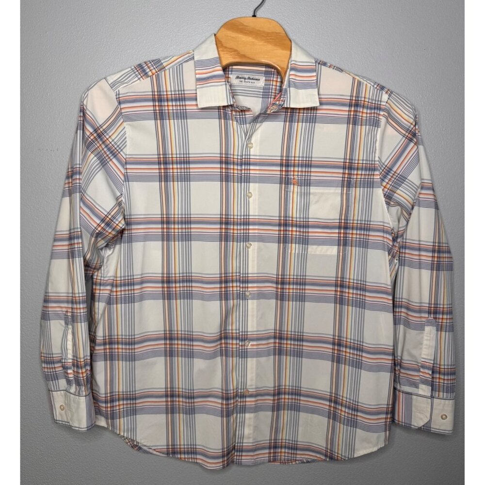 Tommy Bahama Siesta Key Men’s XL Tahoe Plaid Button Up Long Sleeve Shirt